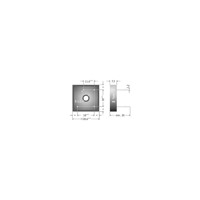 KBPC5012FP Mostek prostowniczy