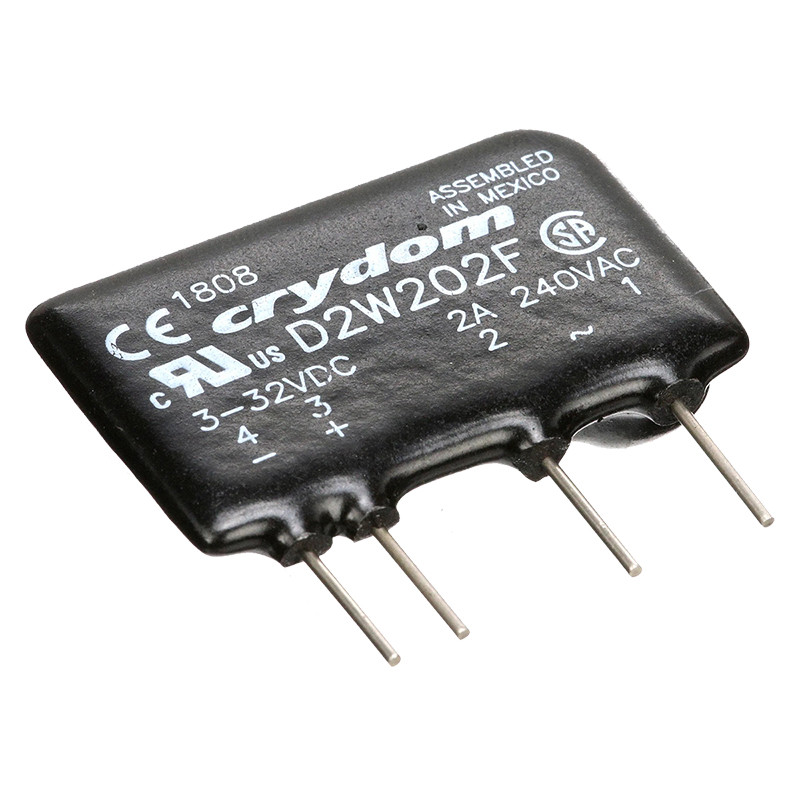 Semiconductor AC relays for PCB in SIP casing