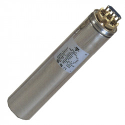 Cylindrical capacitors for power factor correction