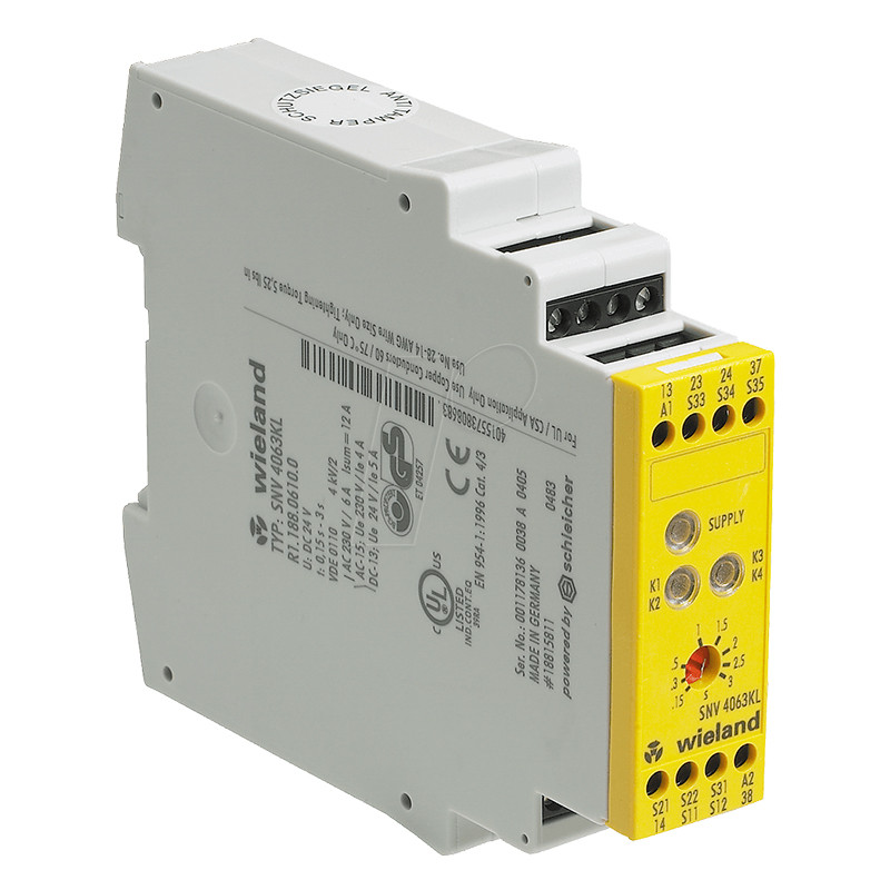 Safety relay - stop control SNV 4063KL