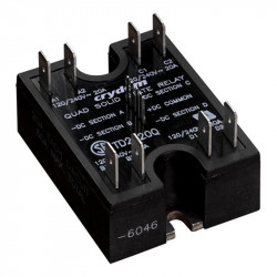 Double and quadruple semiconductor AC relays - D24 D, TD24 Q, H12D48 D series