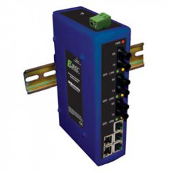 Unmanaged switches - fiber - 8 ports- DIN bus - EIR208 series