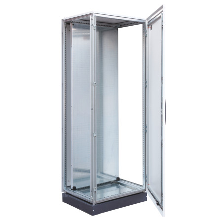 Frame assembled with door, mounting plate and back panel OKB16C4