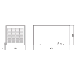 Tetőtéri klíma 410W, 115V DEK04CT09