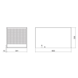Tetőtéri klíma 820W, 115V DEK08CT09