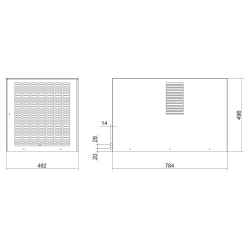 Tetőtéri klíma 2900 W, 400 V DEK30LT0B