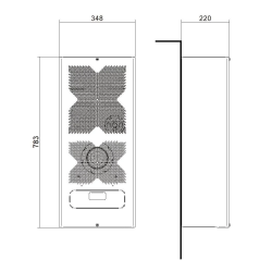 Kültéri klíma 1000W, 115V NOX10C0E1U00000