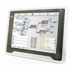 PPC-1571 Ordenador de panel industrial con monitor táctil 15 "/ LAN / VGA / 4USB / 5COM / 1394B