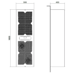 Klimatyzator zewnętrzny 5400 W 400/460 V NOX60H0E1U00000