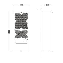 Klimatyzator wewnętrzny 1250 W, 115 V NXT12C0E1U00000