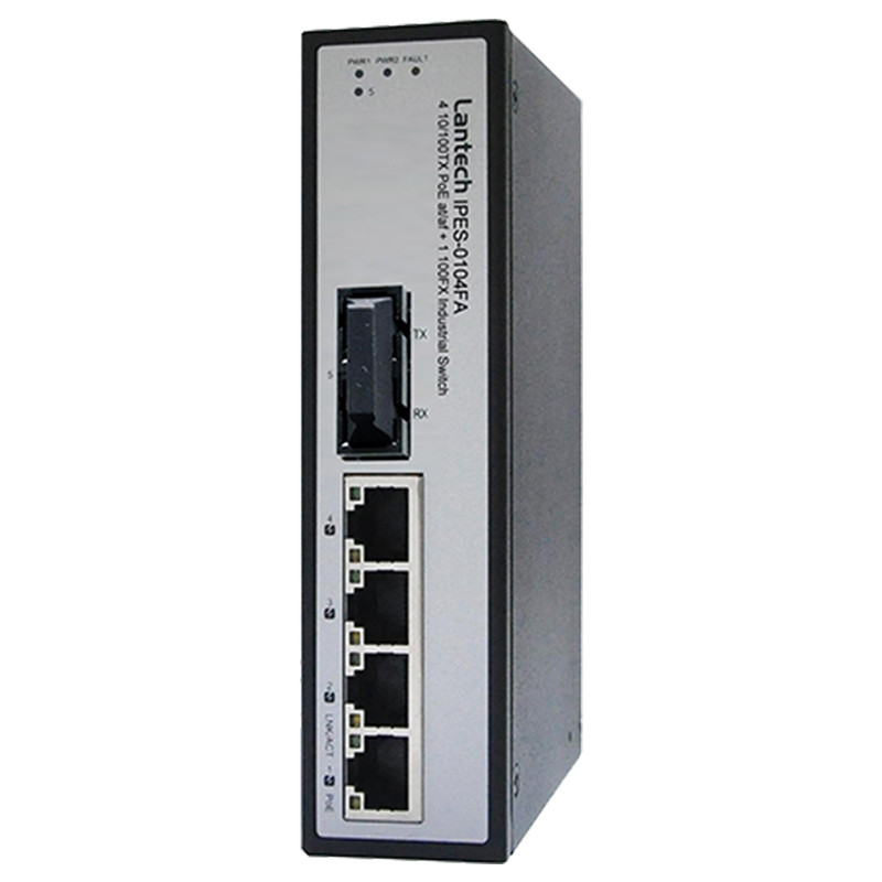 Comutatoare industriale cu funcție PoE IPEC-0101FT/IPES-0005T-4/IPES-0008T-4/IPES-0104FT/IPES-2208C