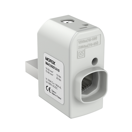 SR95R 1xAl/Cu 16-95mm² 690V insulated device terminal, with right-hand pin MAC9507A10