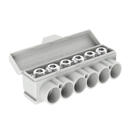 SLT50-6-3 szary Al 10-50/Cu 2.5-35 + 3x2,5mm2 1000V blok dystrybucyjny MAS6051A10