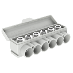 SLT50-6 żółto-zielony Al 10-50/Cu 2.5-35 mm2 1000V blok dystrybucyjny MAS6050Y10