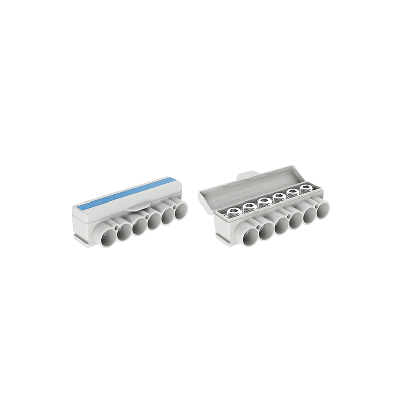 SLT50-6 blue Al 10-50/Cu 2.5-35 mm2 1000V distribution block MAS6050B10 SLT50-6 blue Al 10-50/Cu 2.5-35 mm2 1000V distribution block MAS6050B10