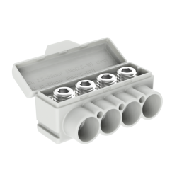 SLT50-4 szary Al 10-50/Cu 2.5-35 mm2 1000V blok dystrybucyjny MAS4050A10