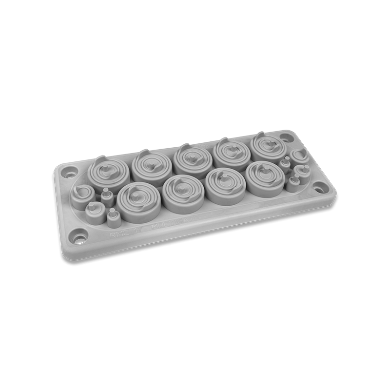 RMC17 IP65 RAL 7035 szürke színű, többnyílású kábelátvezető RMC17 IP65 RAL 7035 szürke színű, többnyílású kábelátvezető