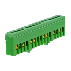 PE15H kolor zielony 15x16mm² Listwa zaciskowa uziemiająca IP20 MAD1015G15