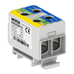 OTL-PEN50 yellow/green/blue 2xAl/Cu 1.5-50mm² 1000V AC / 1500V DC Universal connector MAA2050P10 OTL-PEN50 yellow/green/blue 2xAl/Cu 1.5-50mm² 1000V AC / 1500V DC Universal connector MAA2050P10