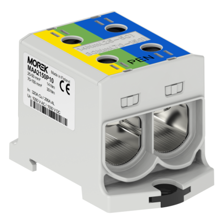 OTL-PEN150 żółty/zielony/niebieski 2xAl/Cu 25-150mm² 1000V AC / 1500V DC Złącze uniwersalne