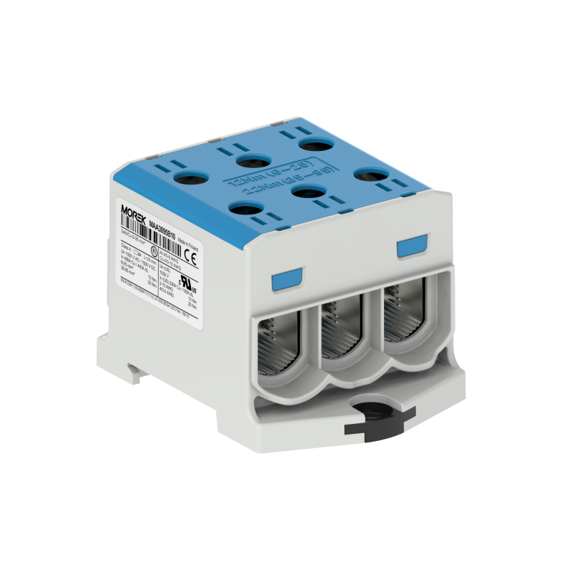 OTL95-3 kolor niebieski 3xAl/Cu 6-95mm² 1000V AC / 1500V DC Zacisk uniwersalny MAA3095B10 OTL95-3 kolor niebieski 3xAl/Cu 6-95mm² 1000V AC / 1500V DC Zacisk uniwersalny MAA3095B10