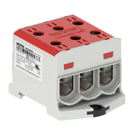 OTL95-3 kolor czerwony 3xAl/Cu 6-95mm² 1000V AC / 1500V DC Zacisk uniwersalny MAA3095R10