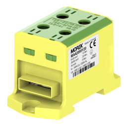 OTL95-2B żółto-zielony 2xAl/Cu 6-95mm²/3x1x24 1000V AC / 1500V DC Złącze uniwersalne z wejściem na