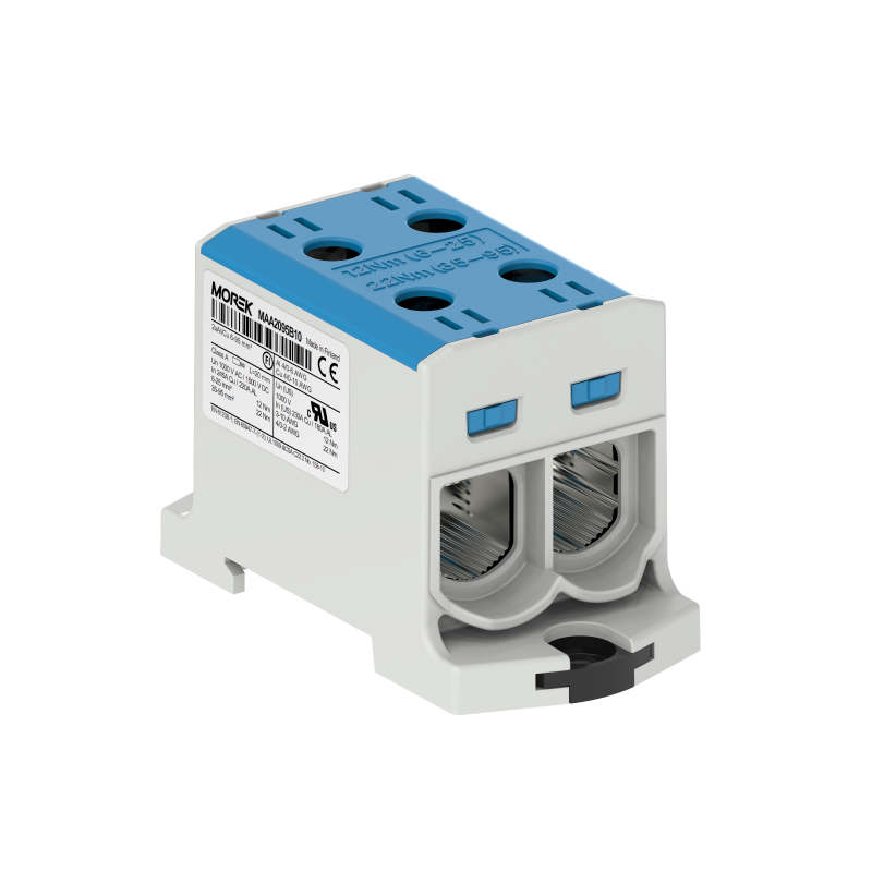 OTL95-2 kolor niebieski 2xAl/Cu 6-95mm² 1000V AC / 1500V DC Zacisk uniwersalny MAA2095B10 OTL95-2 kolor niebieski 2xAl/Cu 6-95mm² 1000V AC / 1500V DC Zacisk uniwersalny MAA2095B10