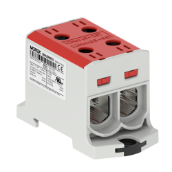 OTL95-2 kolor czerwony 2xAl/Cu 6-95mm² 1000V AC / 1500V DC Zacisk uniwersalny MAA2095R10