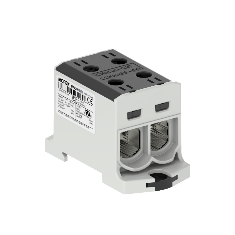 OTL95-2 kolor czarny 2xAl/Cu 6-95mm² 1000V AC / 1500V DC Zacisk uniwersalny MAA2095S10 OTL95-2 kolor czarny 2xAl/Cu 6-95mm² 1000V AC / 1500V DC Zacisk uniwersalny MAA2095S10