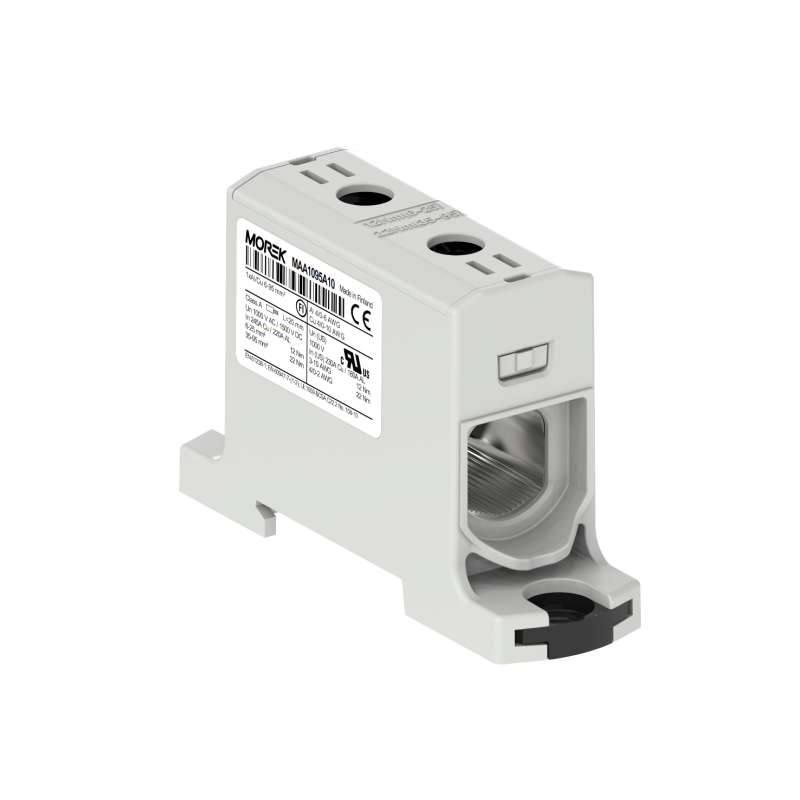 OTL95 kolor szary 1xAl/Cu 6-95mm² 1000V AC / 1500V DC Zacisk uniwersalny MAA1095A10 OTL95 kolor szary 1xAl/Cu 6-95mm² 1000V AC / 1500V DC Zacisk uniwersalny MAA1095A10