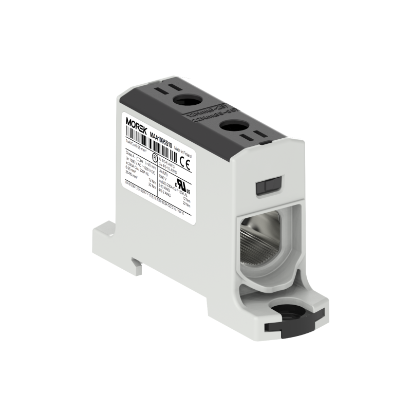 OTL95 black color 1xAl/Cu 6-95mm² 1000V AC / 1500V DC Universal terminal MAA1095S10 OTL95 black color 1xAl/Cu 6-95mm² 1000V AC / 1500V DC Universal terminal MAA1095S10