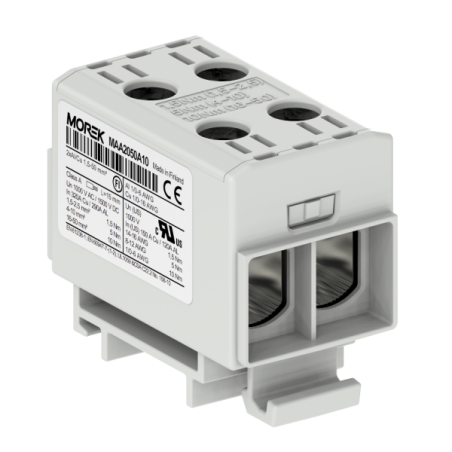 OTL50-2 kolor szary 2xAl/Cu 1,5-50mm² 1000V AC / 1500V DC Zacisk uniwersalny MAA2050A10