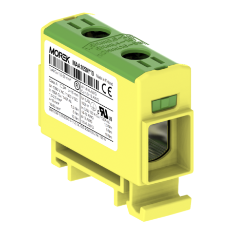 OTL50 kolor żółto-zielony 1xAl/Cu 1,5-50mm² 1000V AC / 1500V DC Zacisk uniwersalny MAA1050Y10