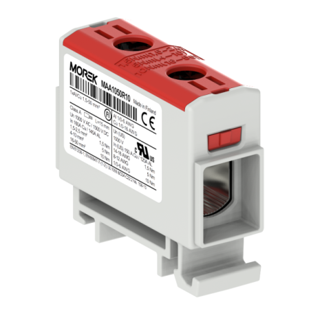 OTL50 kolor czerwony 1xAl/Cu 1,5-50mm² 1000V AC / 1500V DC Zacisk uniwersalny MAA1050R10