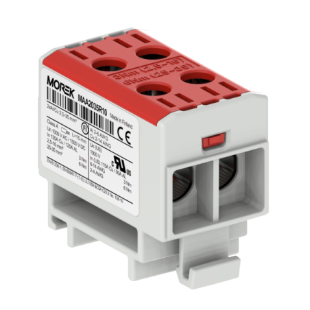 OTL35-2 kolor czerwony 2xAl/Cu 2,5-35mm² 1000V AC / 1500V DC Zacisk uniwersalny MAA2035R10