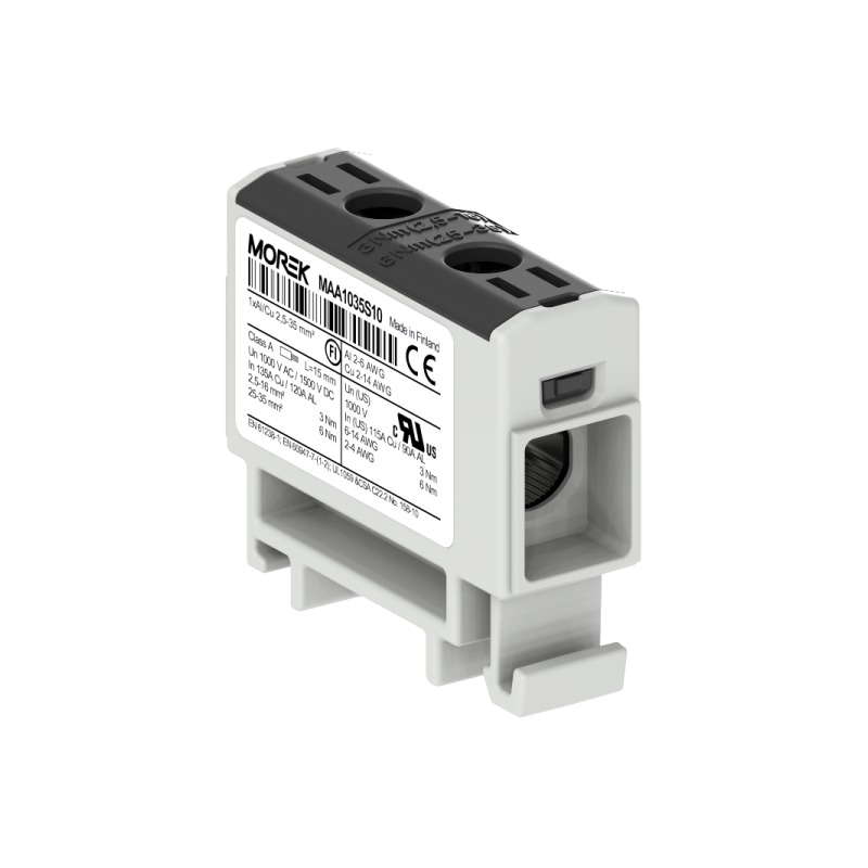 OTL35 fekete színű 1xAl/Cu 2,5-35mm² 1000V AC / 1500V DC OTL35 fekete színű 1xAl/Cu 2,5-35mm² 1000V AC / 1500V DC