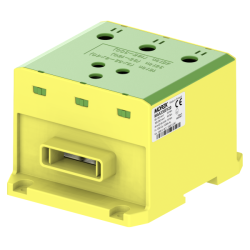 OTL300-3B yellow-green 3xAl/Cu 95-300mm²/6x1x40 1000V AC / 1500V DC Universal rail connector