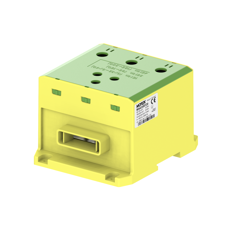 OTL300-3B żółto-zielony 3xAl/Cu 95-300mm²/6x1x40 1000V AC /