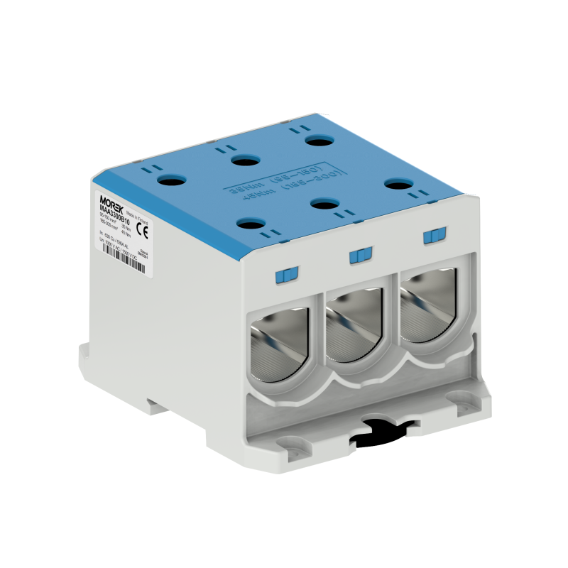 OTL300-3 blue 3xAl/Cu 95-300mm² 1000V AC / 1500V DC Universal terminal MAA3300B10 OTL300-3 blue 3xAl/Cu 95-300mm² 1000V AC / 1500V DC Universal terminal MAA3300B10