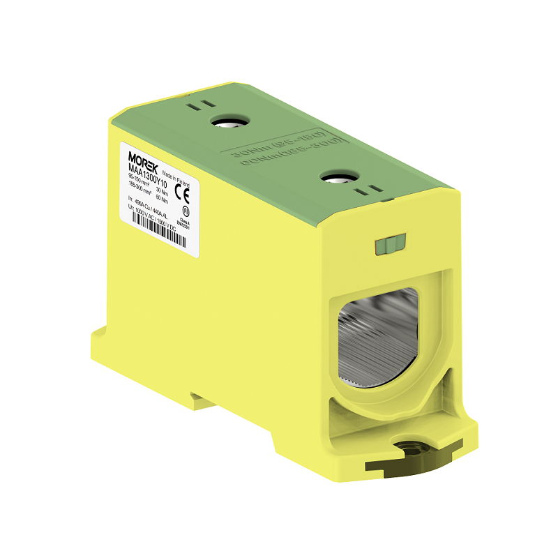 OTL300 yellow/green 1xAl/Cu 95-300mm² 1000V AC / 1500V DC AC / 1500V DC Universal terminal OTL300 yellow/green 1xAl/Cu 95-300mm² 1000V AC / 1500V DC AC / 1500V DC Universal terminal