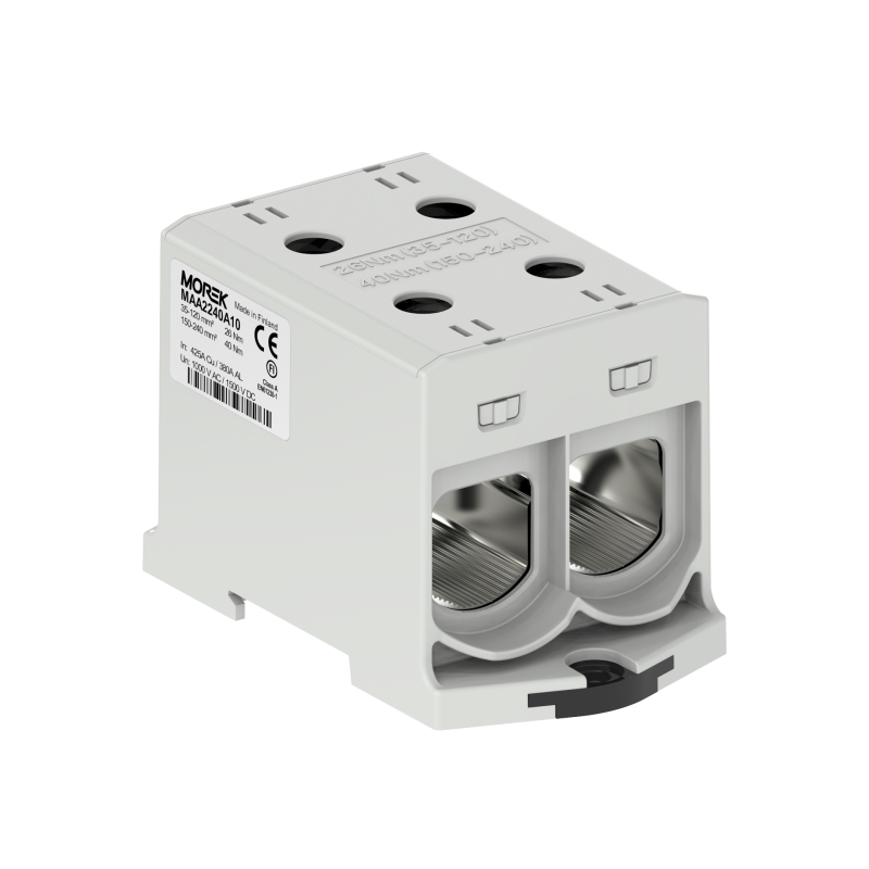OTL240-2 kolor szary 2xAl/Cu 35-240mm² 1000V AC / 1500V DC OTL240-2 kolor szary 2xAl/Cu 35-240mm² 1000V AC / 1500V DC