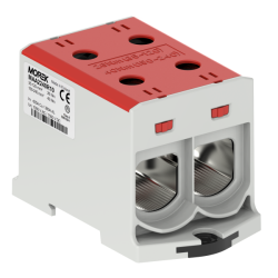 OTL240-2 kolor czerwony 2xAl/Cu 35-240mm² 1000V AC / 1500V DC
