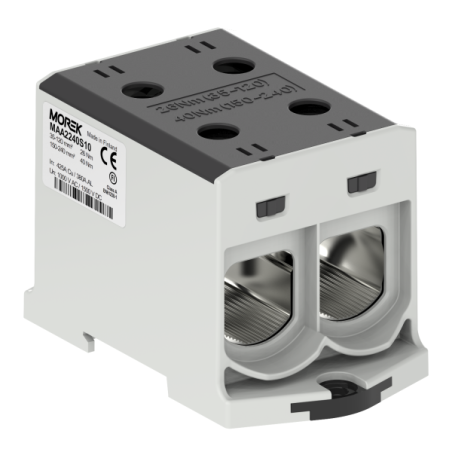OTL240-2 kolor czarny 2xAl/Cu 35-240mm² 1000V AC / 1500V DC Zacisk uniwersalny MAA2240S10