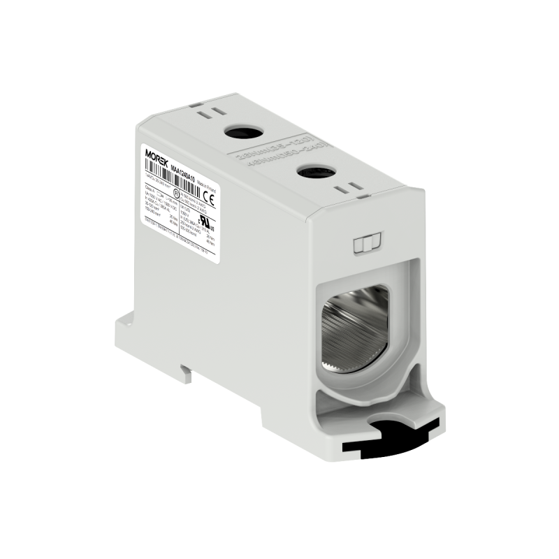 OTL240 kolor szary 1xAl/Cu 35-240mm² 1000V AC / 1500V DC Zacisk uniwersalny MAA1240A10 OTL240 kolor szary 1xAl/Cu 35-240mm² 1000V AC / 1500V DC Zacisk uniwersalny MAA1240A10