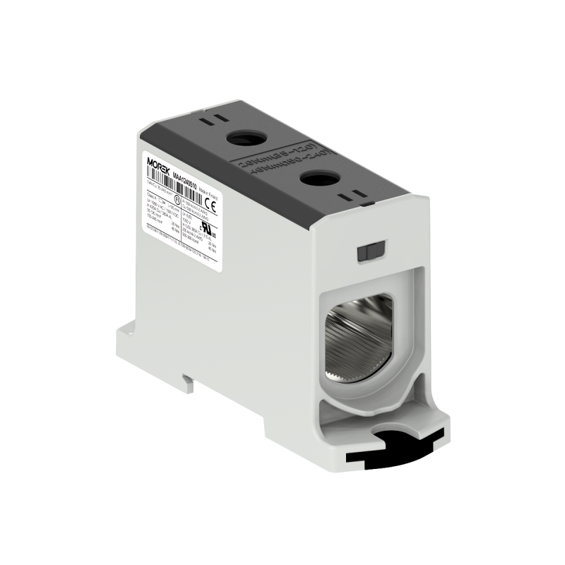 OTL240 kolor czarny 1xAl/Cu 35-240mm² 1000V AC / 1500V DC Zacisk uniwersalny MAA1240S10 OTL240 kolor czarny 1xAl/Cu 35-240mm² 1000V AC / 1500V DC Zacisk uniwersalny MAA1240S10