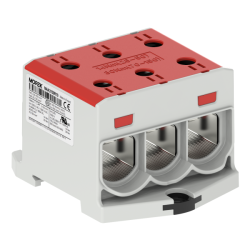 OTL150-3 kolor czerwony 3xAl/Cu 25-150mm² 1000V AC / 1500V DC