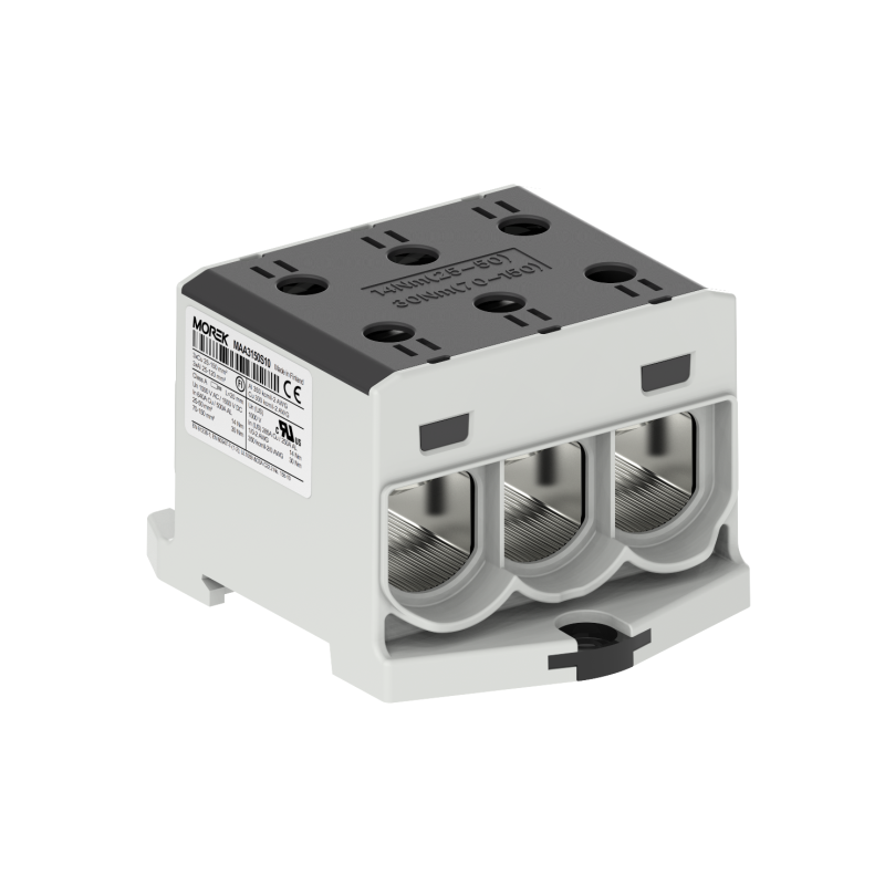 OTL150-3 black color 3xAl/Cu 25-150mm² 1000V AC / 1500V DC Universal terminal MAA3150S10 OTL150-3 black color 3xAl/Cu 25-150mm² 1000V AC / 1500V DC Universal terminal MAA3150S10