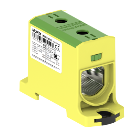 OTL150 kolor żółto-zielony 1xAl/Cu 25-150mm² 1000V AC / 1500V DC Zacisk uniwersalny MAA1150Y10