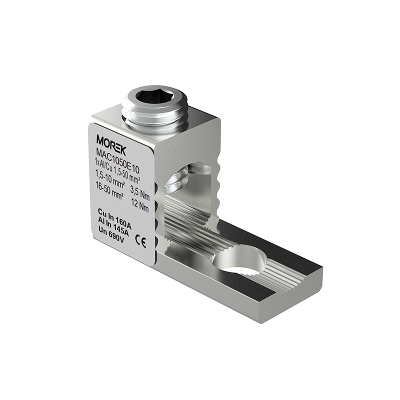 OT50 1xAl/Cu 1,5-50 mm² Zacisk aparatowy MAC1050E10 OT50 1xAl/Cu 1,5-50 mm² Zacisk aparatowy MAC1050E10